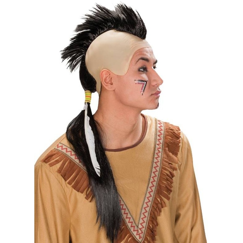 Sipux Indian wig black