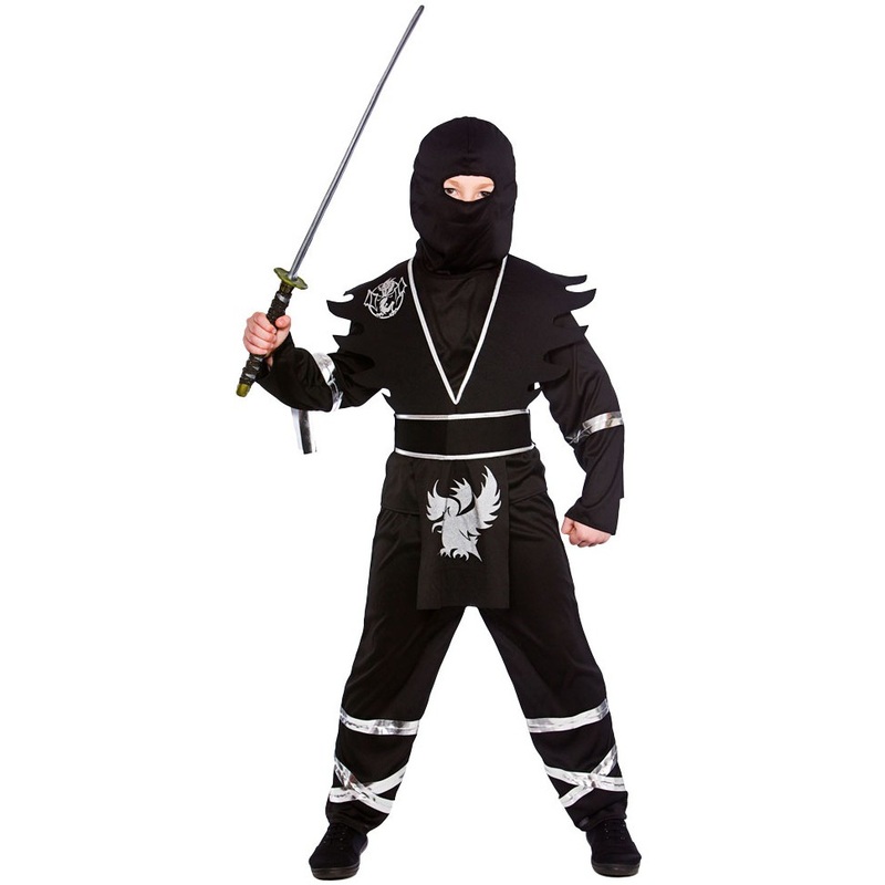 Super ninja fighter costume for kids S