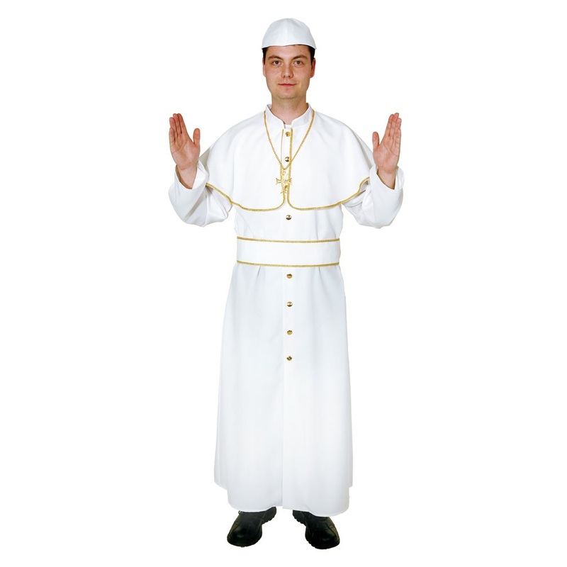 White Pope men's costume 50-52