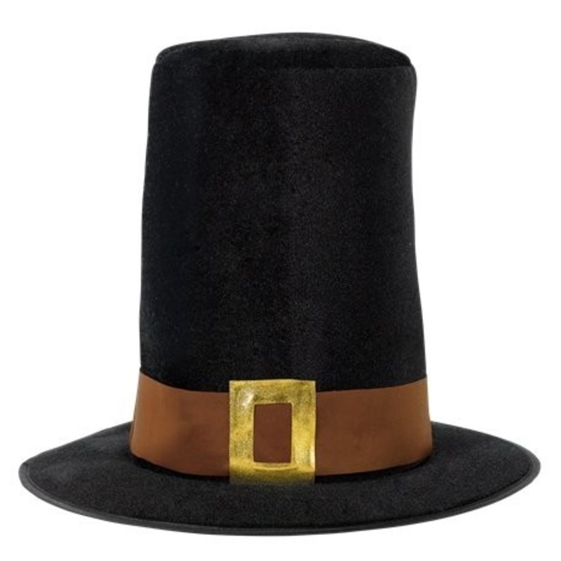 XL pilgrim hat black