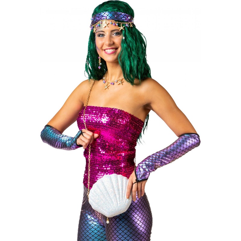 Glitter shell bag