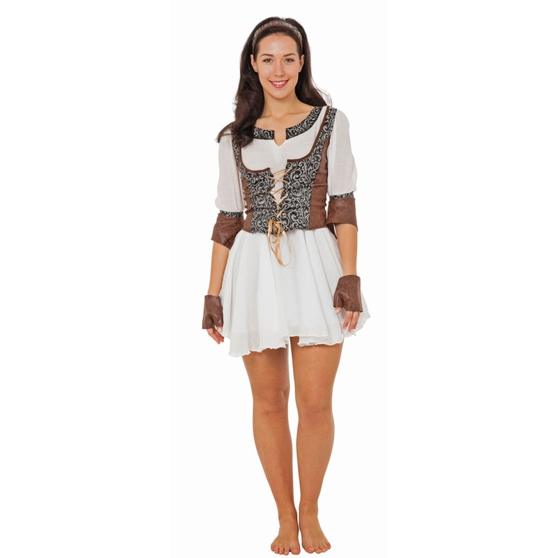 Medieval fighter ladies costume