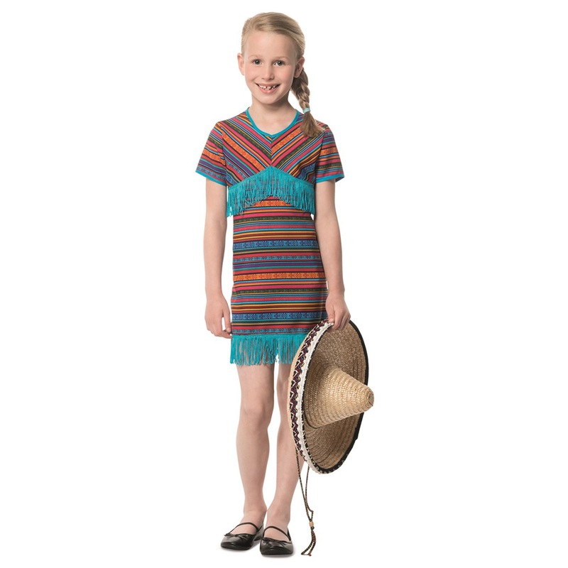Mexico Lady Linea Child Costume 104
