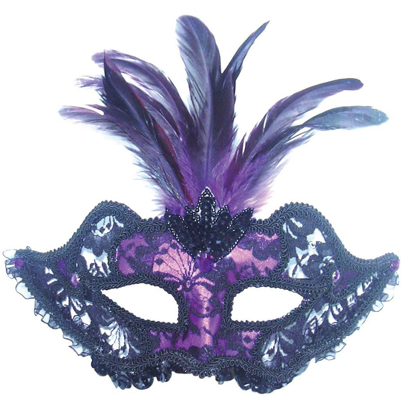 Mystical eye mask violet