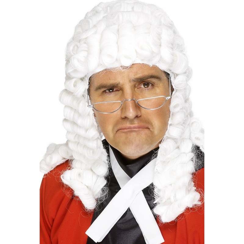 Retro judge men's wig