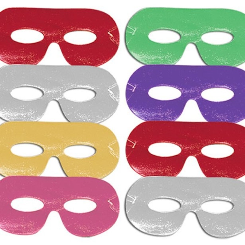 8 Colorful Carnival Eye Masks