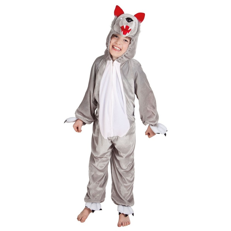 Bad wolf children's full body costume