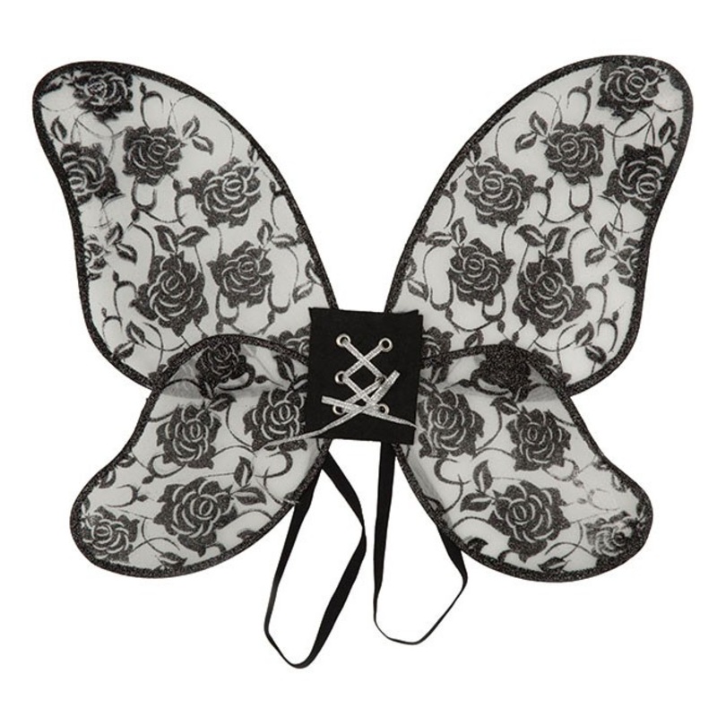 Gothic fairy wings, fairy wings, roses