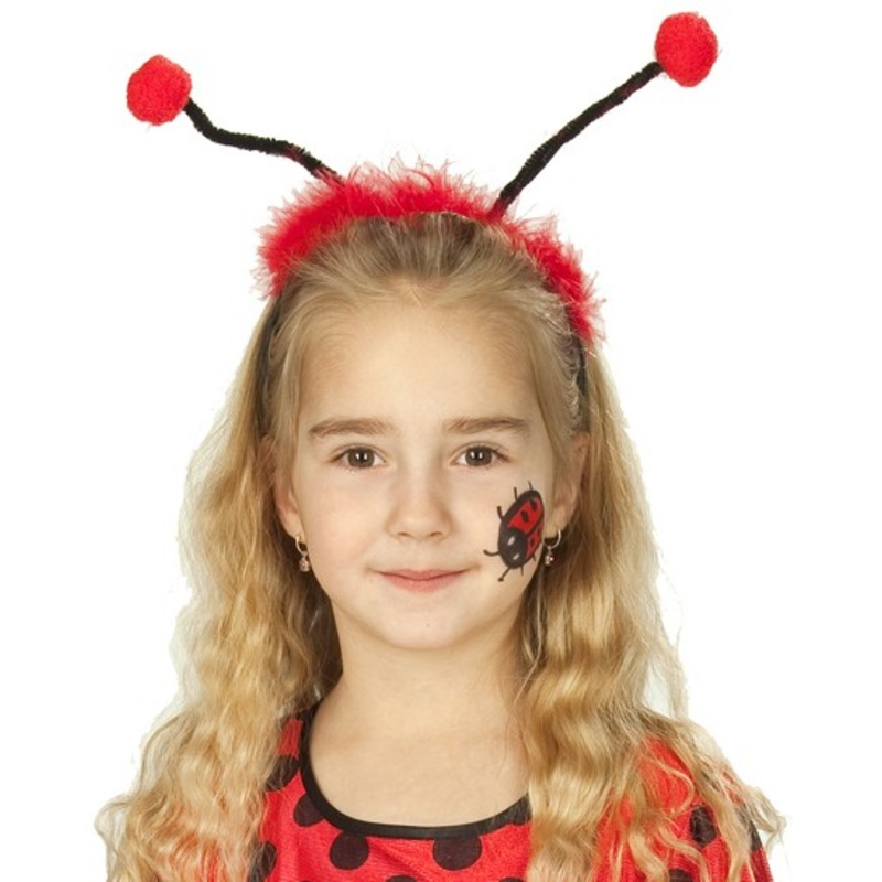 Headband with ladybug bulbs for children