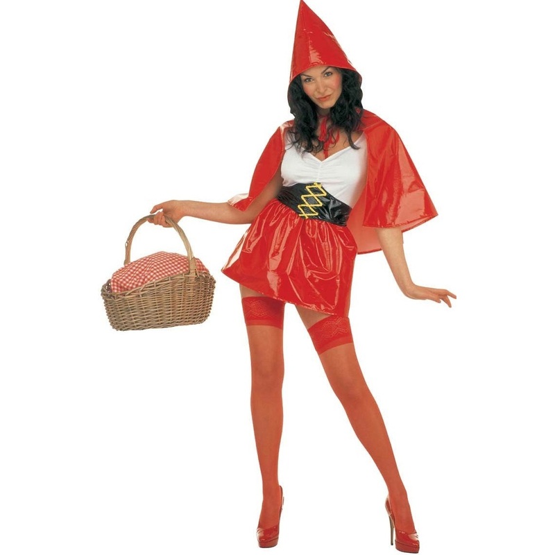 Karla Little Red Riding Hood costume in lacquer look S
