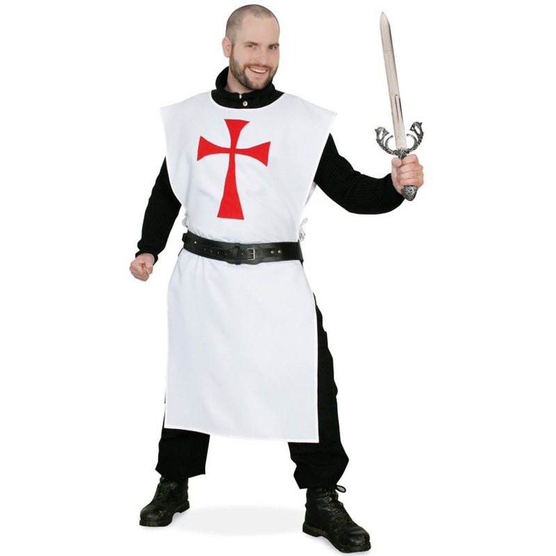 Knights Templar men's costume L