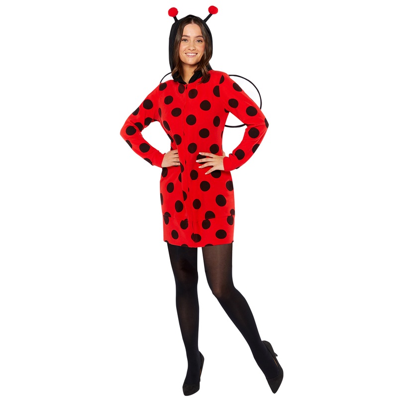 Ladybug dress women's costume S-M