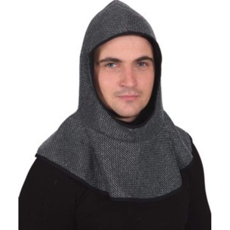 Medieval knight hood