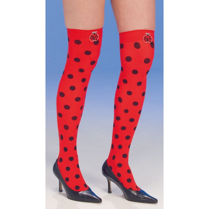 Overknees stockings ladybug