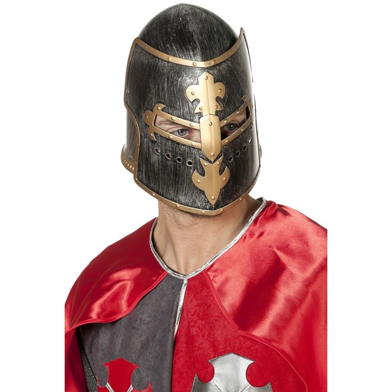 Premium knight helmet with folding visor