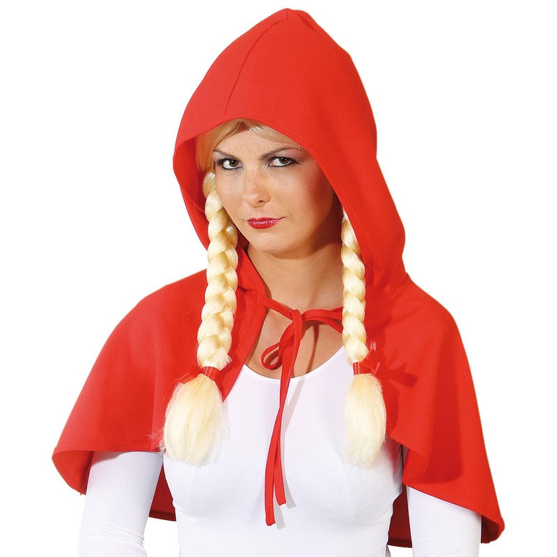 Red fairytale hooded cape