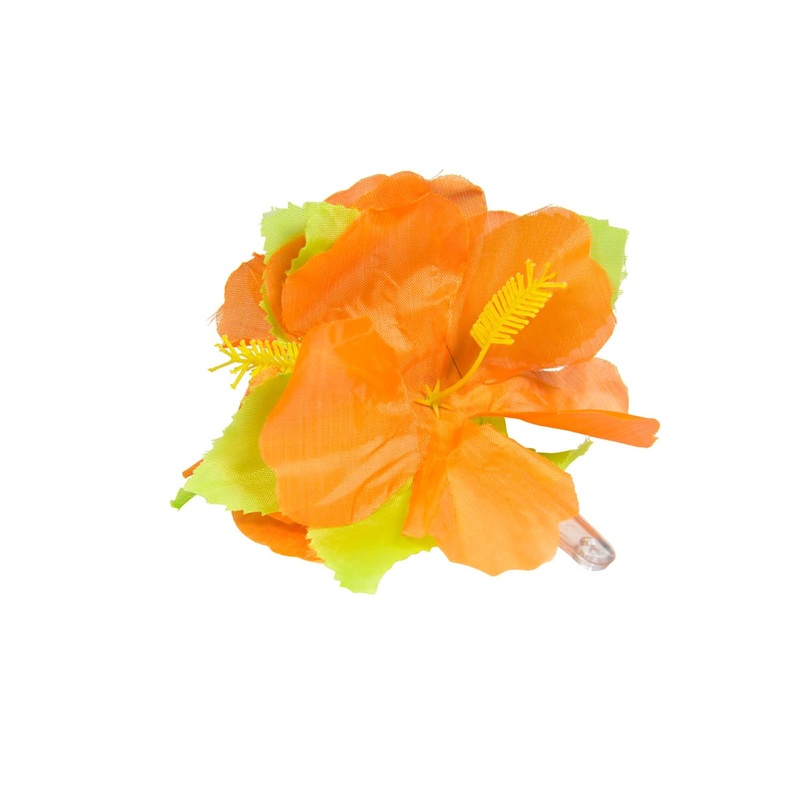 Blossom hair clip Hawaii orange