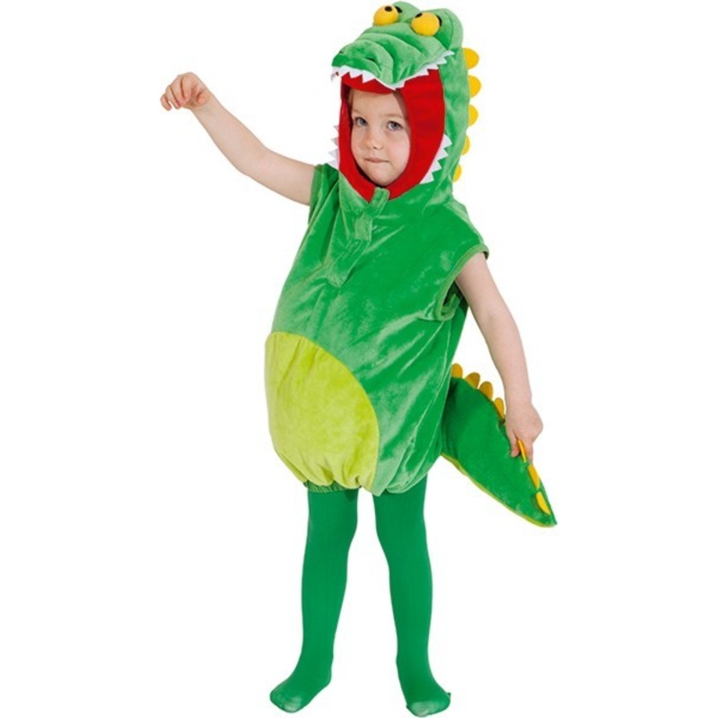 Crocodile kids vest green