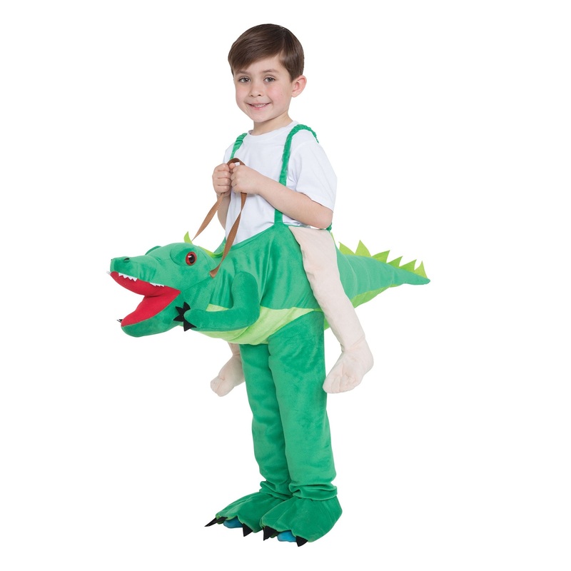 Crocodile rider step-in children's costume