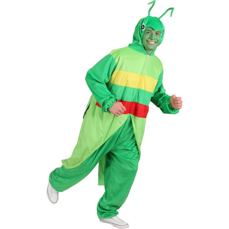 Green grasshopper barbecue costume S-M