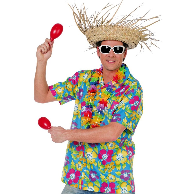 Happy Flower Hawaiian Shirt S