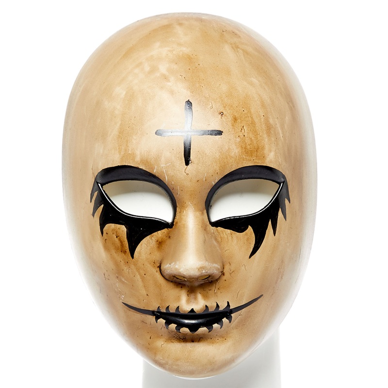 Horror cross mask for adults