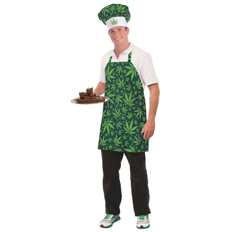 Intoxicating grill set in cannabis look
