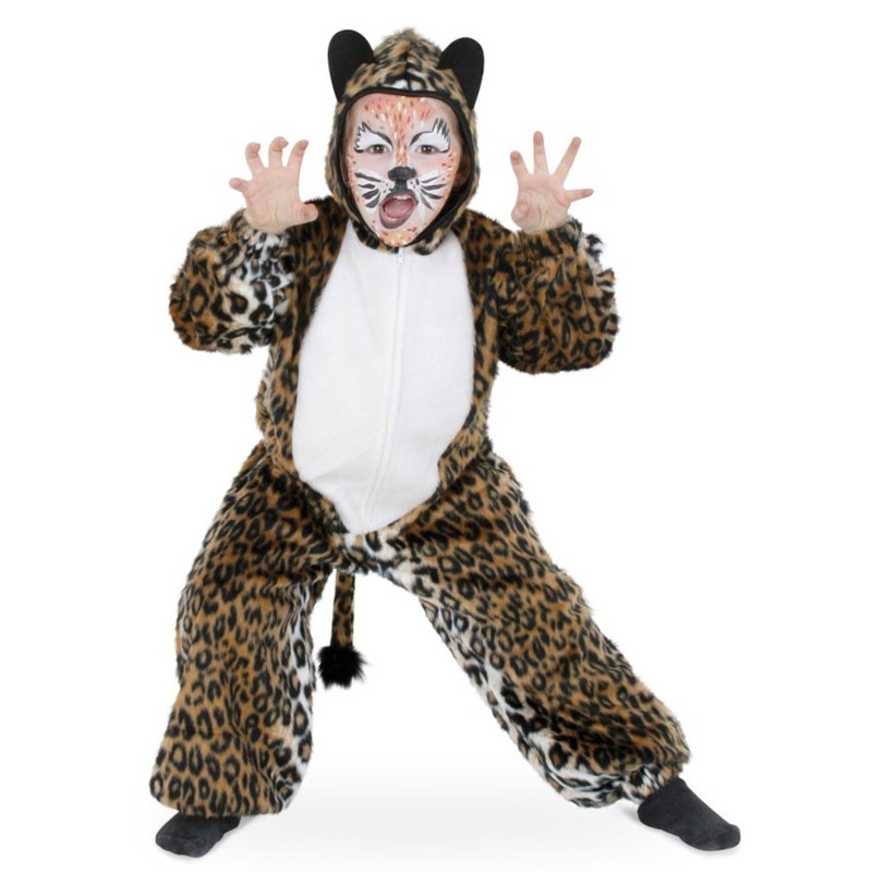 Leopard child plush overall Kira 98