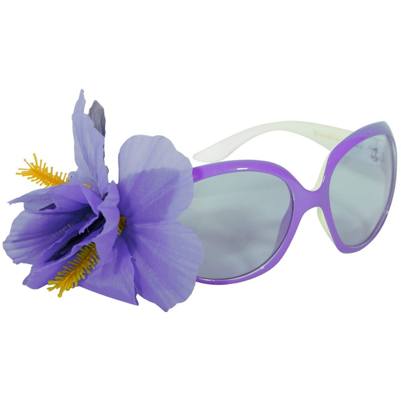 Party glasses lilac Flower Power