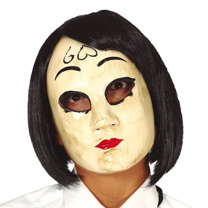 Porcelain doll mask for women