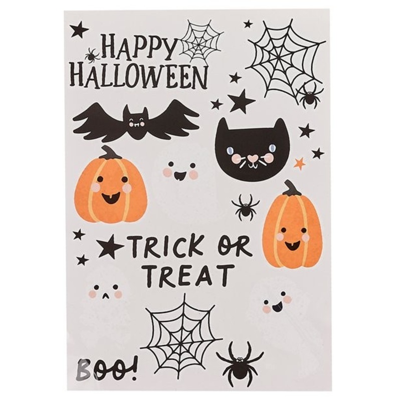 2 sheets of Halloween tattoos