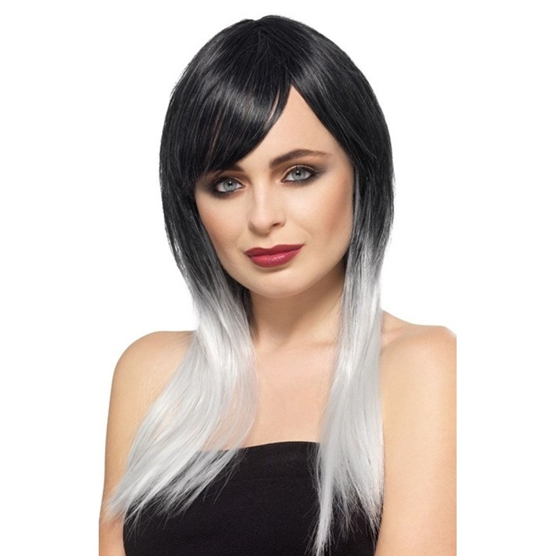 Black-gray wig for women