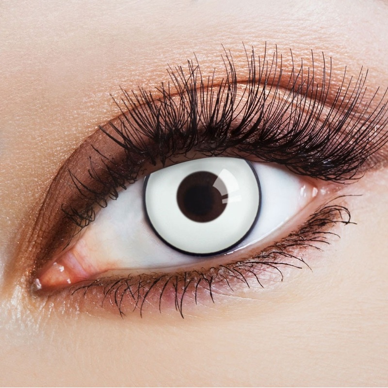 Contact lens white vampire