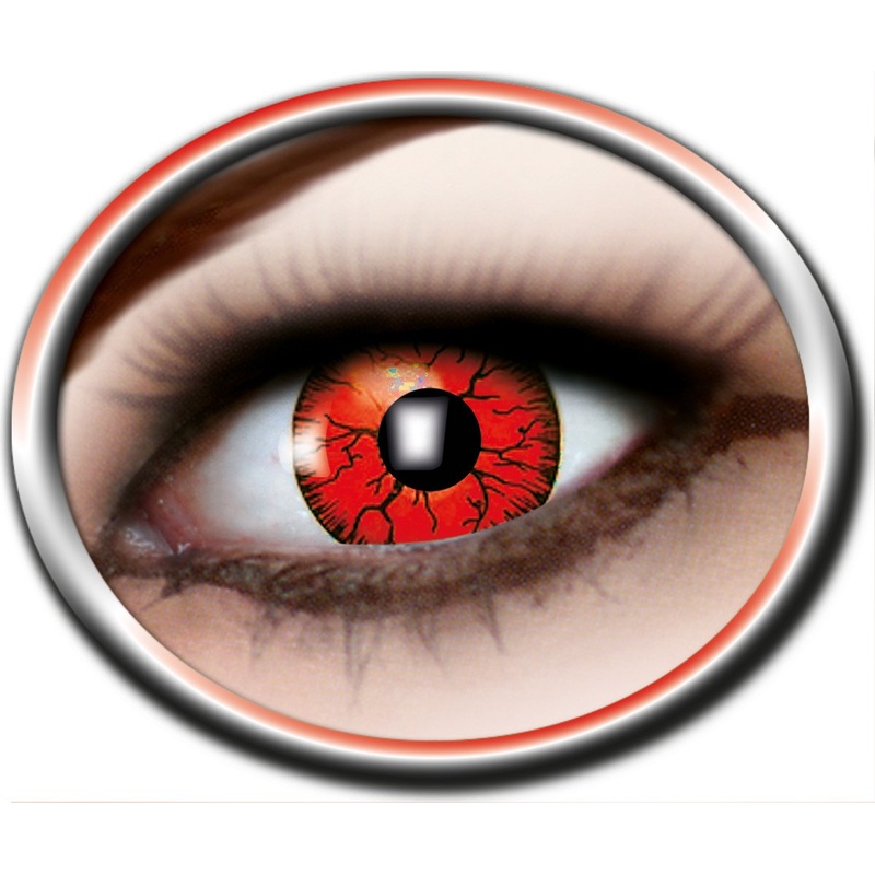 Flame contact lenses
