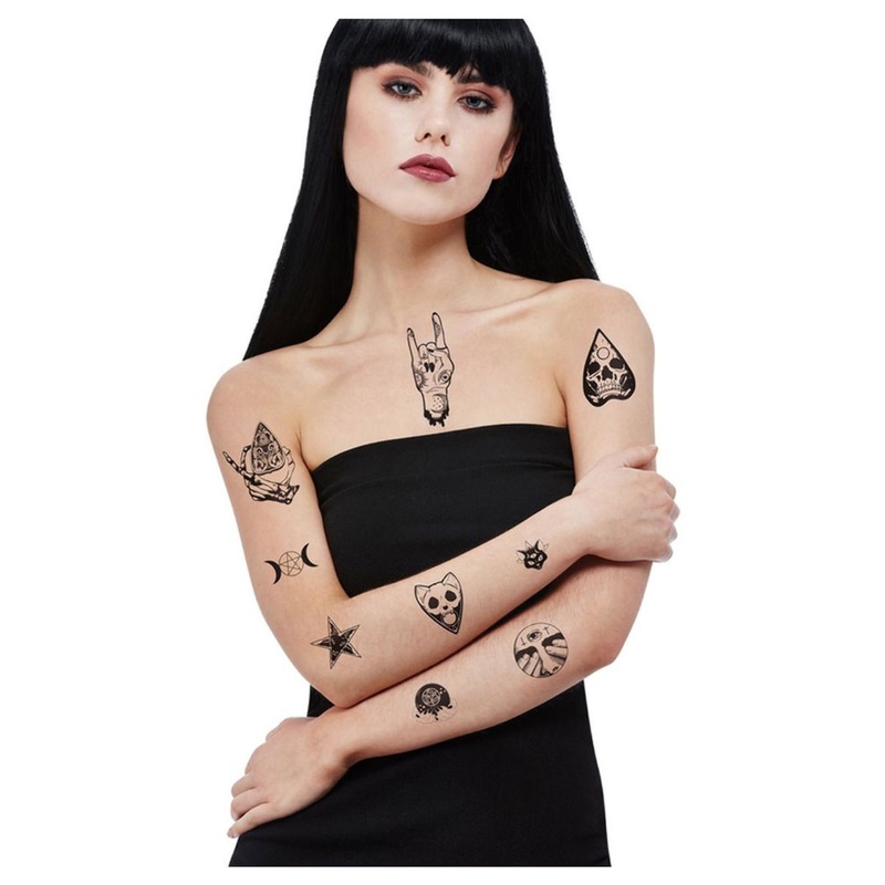 Halloween tattoos 9 pieces