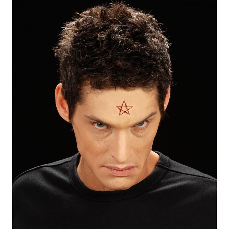 Pentagram Special Makeup Halloween Tattoo