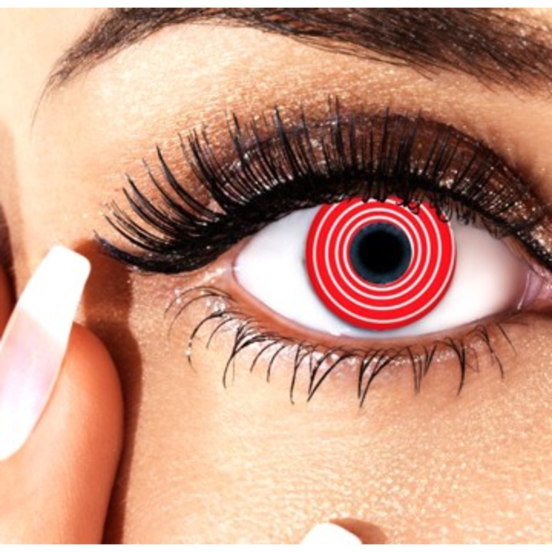Red Loop Annual Contact Lenses