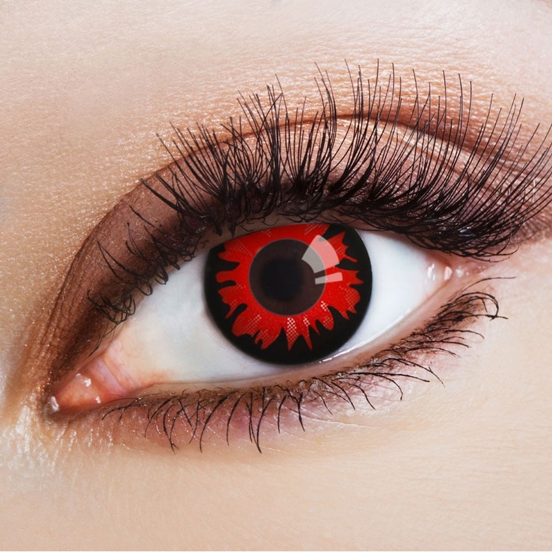 Rita Red contact lens