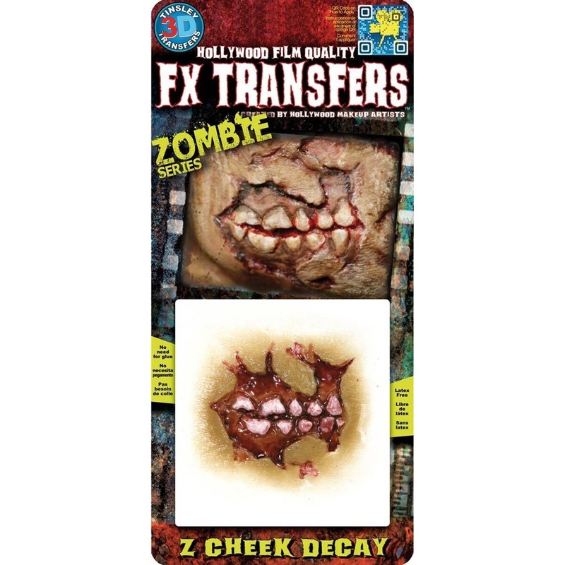 Special zombie cheek make-up