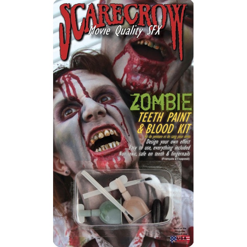 Tooth color set for zombie teeth