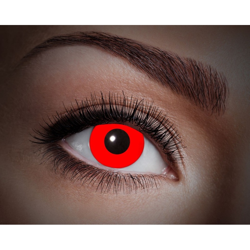 UV annual contact lens red