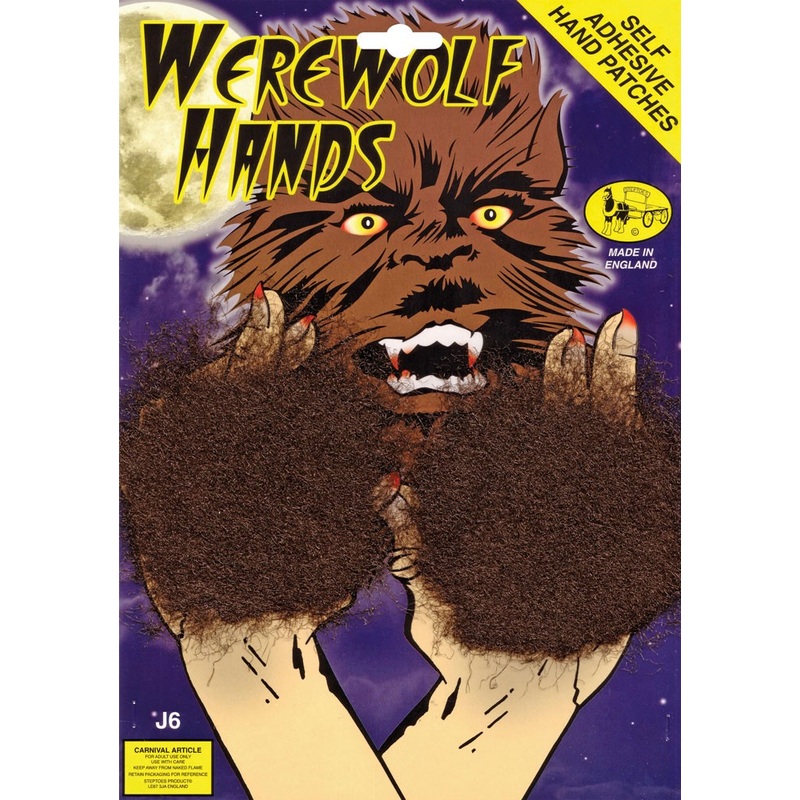 Werewolf fur to stick on