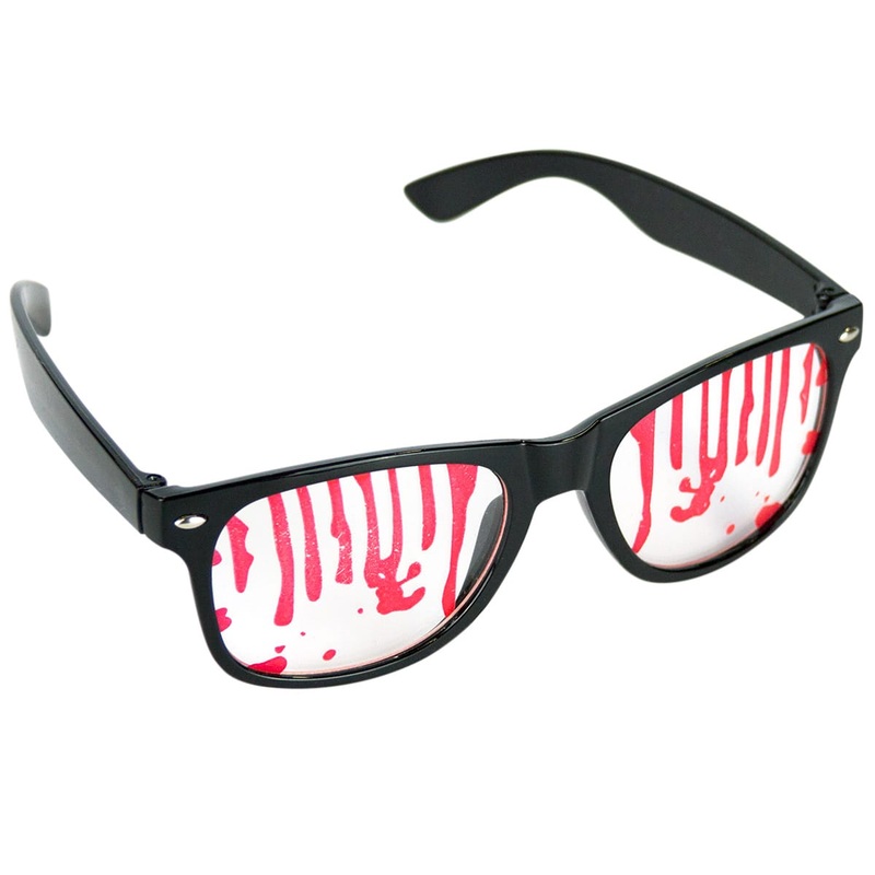 Billy's bloodied glasses