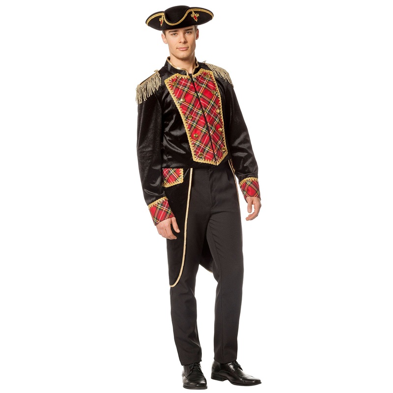 Black nobleman baroque jacket 48