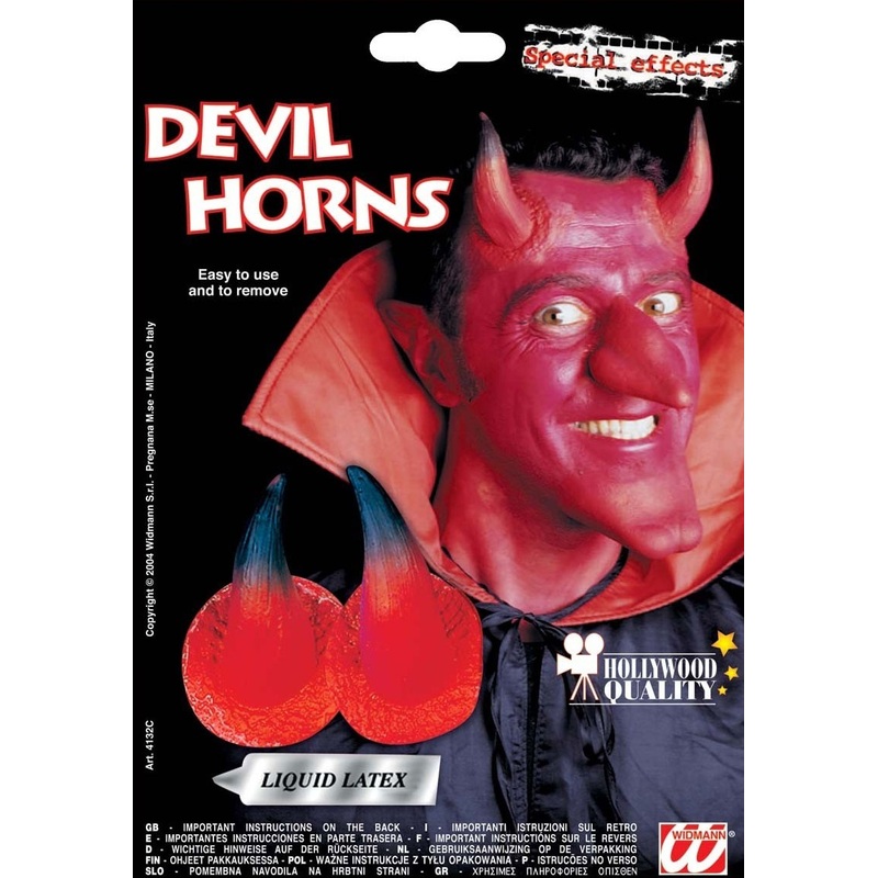 Devilish devil horns to stick on