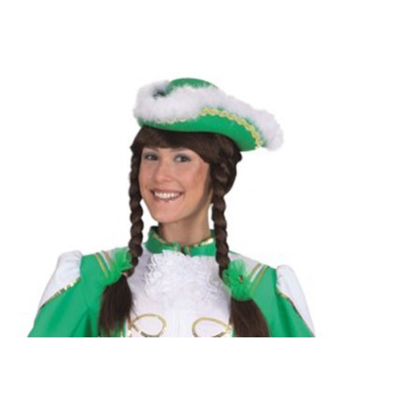 Funkenmariechen Carnival Hat Green