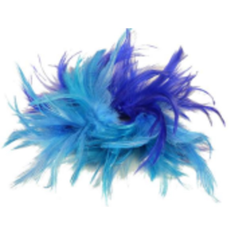 hair clip feathers