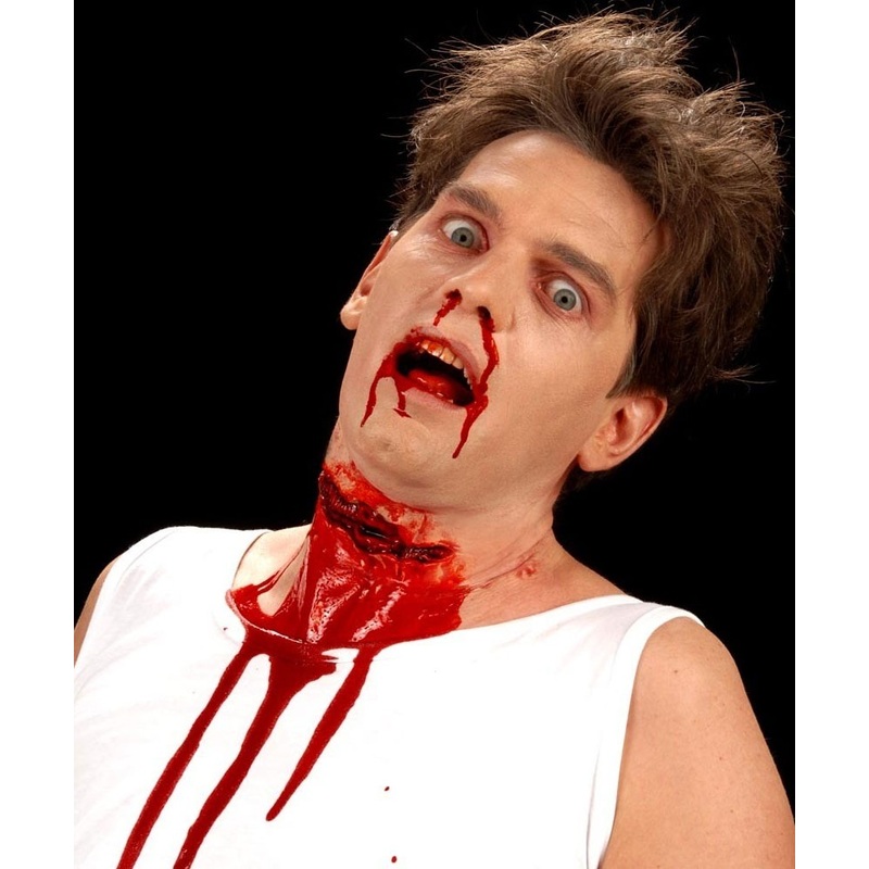 Halloween Horror Throat Cut Artificial Scar Sticker