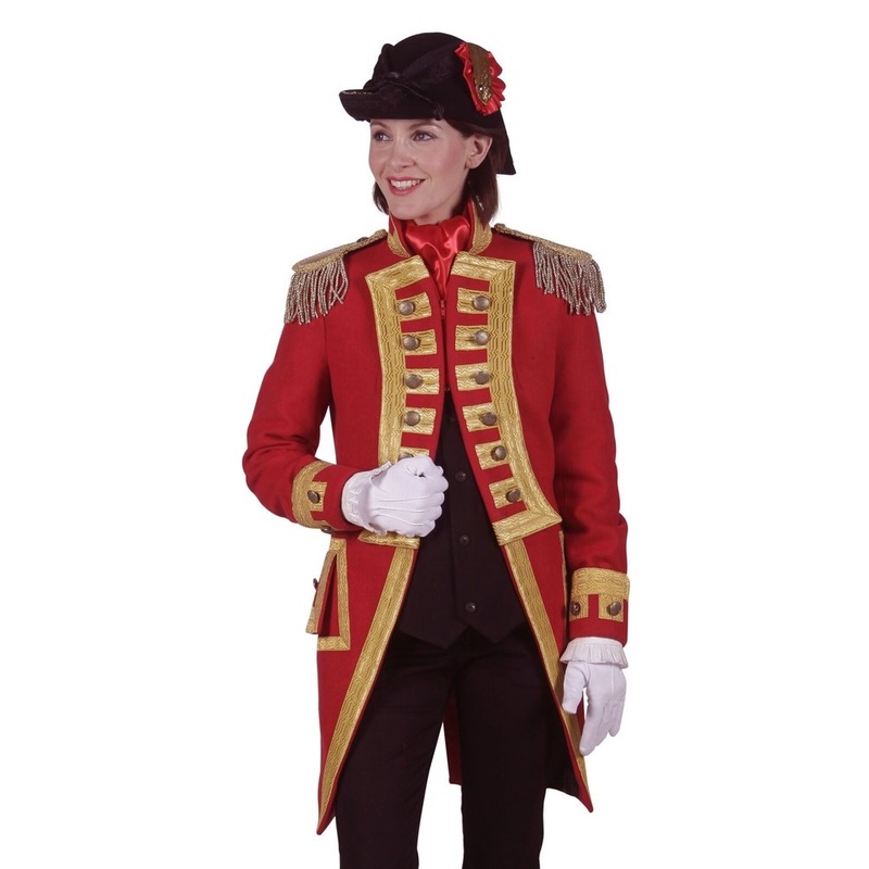 Noble guard coat in red for women XS