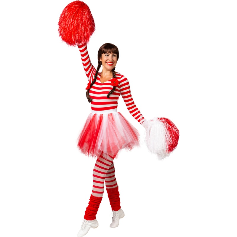 Red and white tutu skirt